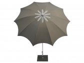 Зонт садовый с поворотной рамой Maffei Bea сталь, полиэстер серо-коричневый Фото 6