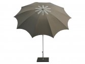 Зонт садовый с поворотной рамой Maffei Bea сталь, полиэстер серо-коричневый Фото 8