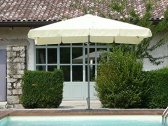 Зонт садовый с поворотной рамой Maffei California алюминий, полиэстер слоновая кость Фото 4