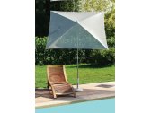 Зонт садовый с поворотной рамой Maffei Pool сталь, батилин серо-коричневый Фото 1