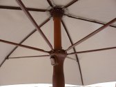 Зонт садовый Maffei Madera алюминий, полиэстер серо-коричневый Фото 4