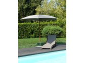 Зонт садовый Maffei Madera алюминий, полиэстер серо-коричневый Фото 1