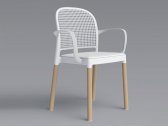 Кресло пластиковое Gaber Panama BL B бук, технополимер Фото 3