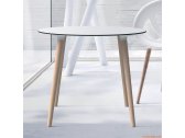 Стол ламинированный кофейный Gaber Stefano 3-Pod бук, compactop Фото 6