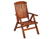 Кресло деревянное складное Diva Primo массив сосны коньяк Фото 1