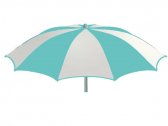 Зонт пляжный профессиональный Crema Narciso алюминий, акрил белый, бирюза Фото 4