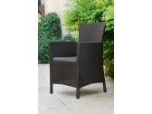 Кресло пластиковое мягкое Keter Iowa пластик с имитацией плетения коричневый, серо-бежевый Фото 2