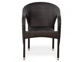Кресло плетеное Afina Y290W-W2390 Brown искусственный ротанг, сталь коричневый Фото 3