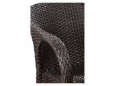 Кресло плетеное Afina Y290W-W2390 Brown искусственный ротанг, сталь коричневый Фото 5