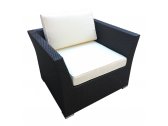 Комплект плетеной мебели KVIMOL КМ-0064 искусственный ротанг темно-коричневый, бежевый Фото 3