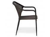 Кресло плетеное Afina Y35-W2390 Brown искусственный ротанг, сталь коричневый Фото 3