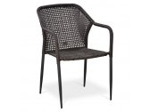 Кресло плетеное Afina Y35-W2390 Brown искусственный ротанг, сталь коричневый Фото 1