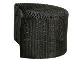 Столик плетеный приставной RosaDesign Isla Bonita алюминий, искусственный ротанг коричнево-черный Фото 1