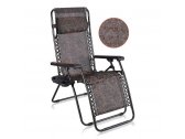 Кресло-шезлонг Afina CHO-137-12B текстилен, сталь рисунок Фото 1