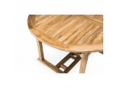 Стол деревянный раздвижной RosaDesign Irvin тик натуральный Фото 5