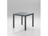Стол плетеный со стеклом обеденный RosaDesign Ikaro алюминий, искусственный ротанг, закаленное стекло черный Фото 3