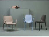 Кресло пластиковое Scab Design Ginevra lounge  стеклопластик тортора Фото 9