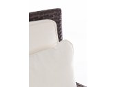 Кресло плетеное с подушками Garden Relax Clipper алюминий, искусственный ротанг коричневый Фото 6