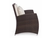 Кресло плетеное с подушками Garden Relax Clipper алюминий, искусственный ротанг коричневый Фото 4