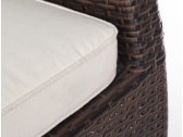 Кресло плетеное с подушками Garden Relax Clipper алюминий, искусственный ротанг коричневый Фото 7