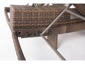 Шезлонг плетеный двухместный Garden Relax Larus алюминий, искусственный ротанг коричневый Фото 6