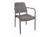 Кресло плетеное Garden Relax Stuart алюминий, искусственный ротанг серый Фото 1