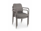 Кресло плетеное Garden Relax Stuart алюминий, искусственный ротанг серый Фото 4