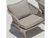 Кресло плетеное с подушками Skyline Design Journey алюминий, искусственный ротанг, sunbrella бежевый Фото 11