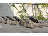 Шезлонг-лежак плетеный с матрасом Skyline Design Dynasty алюминий, искусственный ротанг, sunbrella серый, бежевый Фото 12