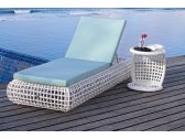 Шезлонг-лежак плетеный с матрасом Skyline Design Dynasty алюминий, искусственный ротанг, sunbrella белый, бежевый Фото 12