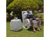 Кресло-качалка плетеное с подушками Skyline Design Taurus алюминий, искусственный ротанг, sunbrella белый, бежевый Фото 10