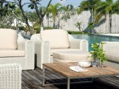 Кресло плетеное с подушками Skyline Design Calderan алюминий, искусственный ротанг, sunbrella белый, бежевый Фото 10