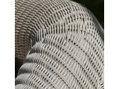 Банкетка плетеная с подушкой Skyline Design Calderan алюминий, искусственный ротанг, sunbrella белый, бежевый Фото 7