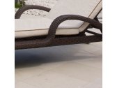Шезлонг-лежак плетеный с матрасом Skyline Design Imperial алюминий, искусственный ротанг, sunbrella мокка, бежевый Фото 9