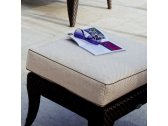 Банкетка плетеная с подушкой Skyline Design Madison алюминий, искусственный ротанг, sunbrella мокка, бежевый Фото 10