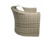Кресло плетеное с подушками Garden Relax Brady алюминий, искусственный ротанг натуральный Фото 4