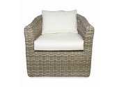Кресло плетеное с подушками Garden Relax Brady алюминий, искусственный ротанг натуральный Фото 3