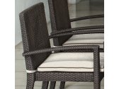Кресло плетеное с подушкой Skyline Design Nevada алюминий, искусственный ротанг, sunbrella мокка, бежевый Фото 14