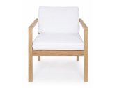 Кресло деревянное с подушками Garden Relax Arizona тик, ткань коричневый Фото 4