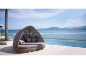 Лаунж-диван плетеный с подушками Skyline Design Shade алюминий, искусственный ротанг, sunbrella серый, бежевый Фото 11