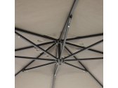 Зонт профессиональный Skyline Design Rio алюминий/sunbrella серо-коричневый Фото 4