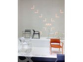 Кресло пластиковое PEDRALI Ara Lounge полипропилен оранжевый Фото 8