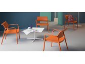Кресло пластиковое PEDRALI Ara Lounge полипропилен оранжевый Фото 5