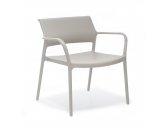 Кресло пластиковое PEDRALI Ara Lounge полипропилен серый Фото 1