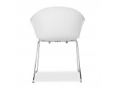 Кресло пластиковое PEDRALI Grace металл, пластик белый Фото 3