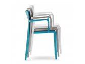 Кресло пластиковое PEDRALI Volt стеклопластик синий Фото 15
