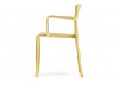 Кресло пластиковое PEDRALI Volt стеклопластик желтый Фото 4