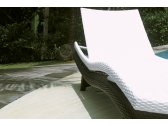 Шезлонг-лежак плетеный Giardino Di Legno Sentosa алюминий, искусственный ротанг банановый лист Фото 7