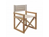 Кресло деревянное складное мягкое Giardino Di Legno Venezia тик, ткань Фото 16