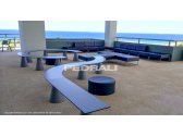 Пуф модульный PEDRALI Host Lounge металл, пластик черный Фото 4
